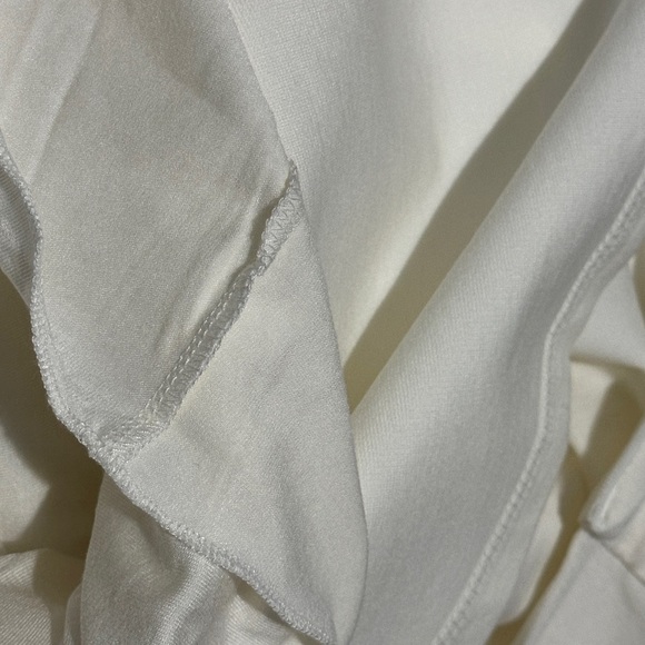 333 Lulus |NWOT USA White Lace Fit & Flare Open Back Mesh Midi Dress (Size S) - Picture 7 of 13